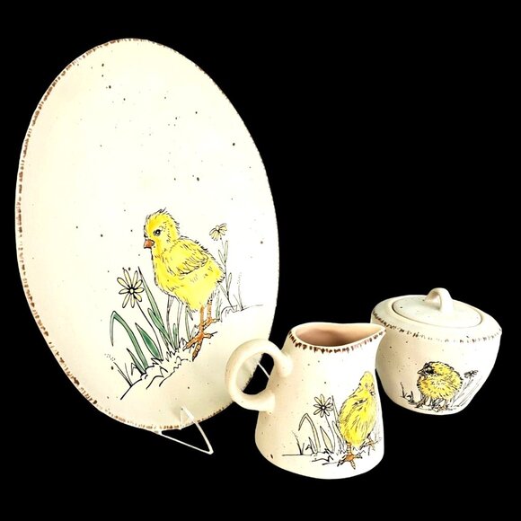 Easter Ceramic Plate Chick Spectrum Designsz 2021 Chickadee - Picture 7 of 8